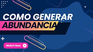 Cómo crear abundancia en todas las áreas de tu vida [upl. by Adnical]