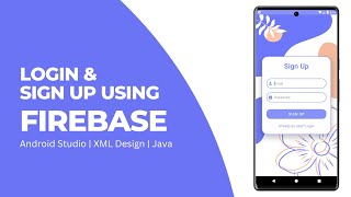 Login and Signup using Firebase Authentication in Android Studio  Java [upl. by Alyhc]
