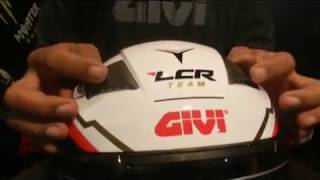 Givi Helmet M303 DVisor MotoGP LCR Honda [upl. by Aillicirp440]