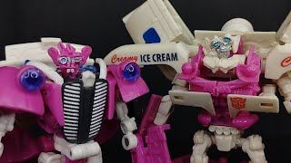 Twins Transformers Icecream Truck [upl. by Darsie]