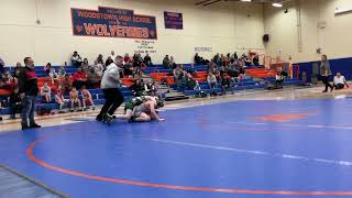 14 Vineland Vs Woodstown Schalick Pennsville Middle School Quad Wrestling [upl. by Nnadroj436]