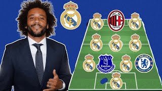 Marcelo Vieira Dream XI For Real Madrid 😱 Real Madrid Predicted XI Under Marcelo 😍 [upl. by Nattirb]