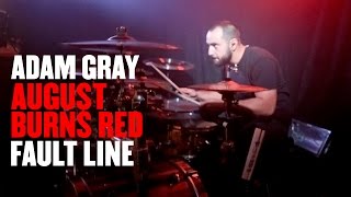 Adam Gray  August Burns Red  Fault Line Drum Cam [upl. by Colis]