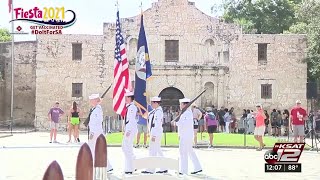 Navy celebrates Fiesta at The Alamo [upl. by Xeno98]