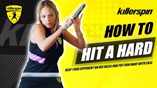 How to Hit a Forehand Loop Off Topspin  Killerspin [upl. by Eniamart]