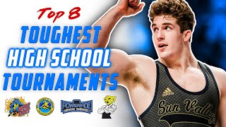 Absolutely Toughest HS Wrestling Tournaments  the ONLY Correct List [upl. by Hseham]