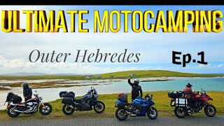 MOTOCAMPING IN THE OUTER HEBRIDES  ULTIMATE ADVENTURE [upl. by Atsejam]