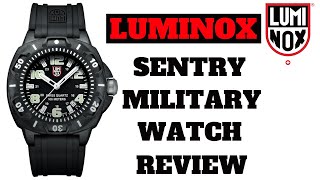 Luminox Sentry Military Watch Review Model 0201SL [upl. by Odnama]