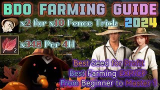 BDO  2024 Farming Life Skill Tips and Trick [upl. by Welcher327]