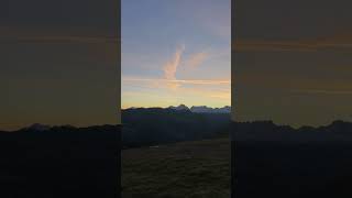 travel alps nature outdoors camping fronalpstock hike mountains sunset [upl. by Antony]