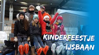 Kinderfeestje op de ijsbaan bij De Scheg [upl. by Gabrila]