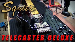 Squire Telecaster Deluxe Restring [upl. by Aihcats]