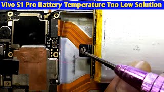 Vivo S1 Pro Battery🔋Temperature🌡️Too Low🔅Solution  Charging Problem Solution [upl. by Powel]