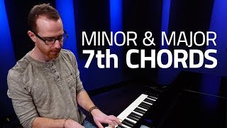 Playing With Minor amp Major 7th Chords  Piano Lesson Pianote [upl. by Drhcir]