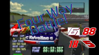 Four Way Battle for the Championship  Nascar 98 Full Season Challenge Finale [upl. by Lemhar]