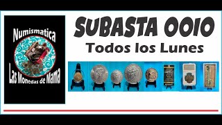 SUBASTA  0010 Lunes 18 De Noviembre 2024  800pm  Numismática Las Monedas de Mama money [upl. by Mongeau313]