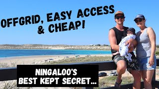 OFFGRID  CHEAP CAMP  INSIDE THE REEF Ningaloos best kept secret  BRUBOODJOO 9 Mile [upl. by Lucchesi]