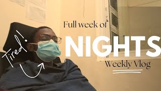 WEEK IN THE LIFE OF A BSC CLINICAL OFFICER  Weekly Night Shifts In the Outpatient Department  Vlog [upl. by Santa]