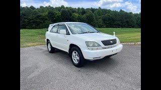 TechMotorsPostalCarscom 1999 Toyota Harrier 4x4 49K Miles Factory RHD USA Right hand Drive RCA [upl. by Langille]