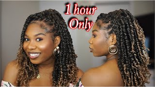 14 Inches Passion Twist  Color T27  Fast and Easy Method [upl. by Marlee871]