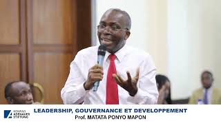 Conférence sur le leadership Gouvernance pour le développement avec la Fondation Allemande Konrad [upl. by Rehpotirhc]