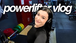 POWERLIFTER day in the life VLOG powerliftingvlog powerlifterdayinthelifevlog powerliftervlog [upl. by Fennell]