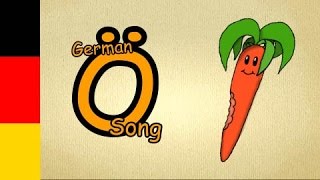 German nursery rhymes for children  letter Ö song  mutated vowels with lyrics [upl. by Sephira634]