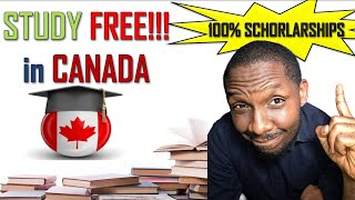 FULLY FUNDED SCHOLARSHIPS IN CANADA [upl. by Baiel]