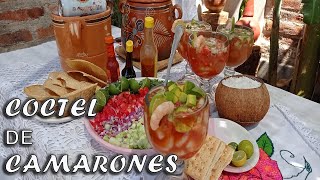 COMO PREPARAR UN RICO COCTEL DE CAMARON LA RECETA MAS COMPLETA Y RICACOMIDA TRADICIONAL MEXICANA [upl. by Keffer947]