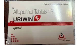 URIWIN Tablets Allopurinol Tablets IP [upl. by Charmian]