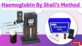 Haemoglobin estimation hemoglobin estimation by sahlis method hemoglobin lab hgb [upl. by Aneelak849]