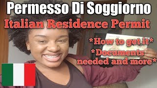 How to get Permesso di Soggiorno  Italian Residence Permit 2019 [upl. by Tarttan]