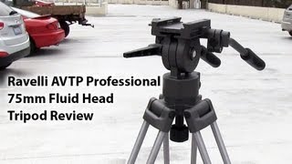 Ravelli AVTP Professional 75mm Fluid Head Tripod Review [upl. by Hoffarth564]