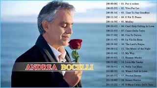 Andrea Bocelli Greatest Hits 2018 Best Andrea Bocelli Songs of All Time [upl. by Leihcim]