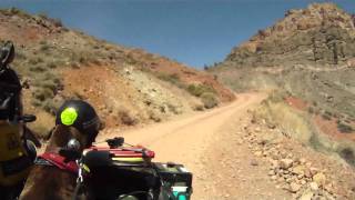 Ara amp Spirit ride the approach to Titus Canyon Death Valley [upl. by Resarf]