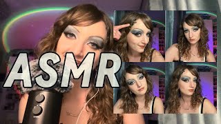 ASMR doing your makeup 💄 gothic drag inspired🌟 [upl. by Yesnikcm]