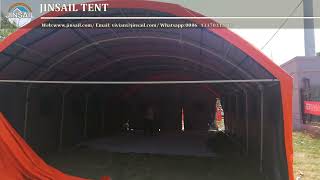 BNPB 72m2 Customized arc rescue tent [upl. by Taveda150]