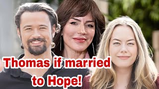 Thomas if married to Hope Will Hunter Tylo Return as Taylor Hayes Surprise Replacement for Krista [upl. by Varipapa]