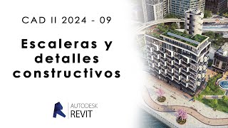 Escaleras y detalles constructivos  Revit clase 2024 09 [upl. by Anecusa]