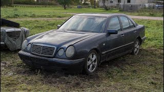 Starting MercedesBenz w210 E300D OM606 After 7 Years  Test Drive [upl. by Ninel]