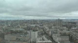 Air raid siren in Kyiv as Russia steps up strikes  AFP [upl. by Naehs]