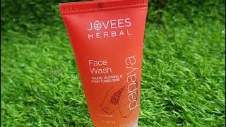 jovess Harbal face wash reviewdaily use papaya face waehbest face washskincare [upl. by Saville]