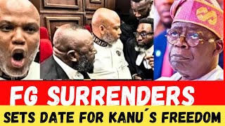 Breaking News Court Fixes Date For Nnamdi Kanu’s Freedom IPOB Leader coming out soon [upl. by Atteuqahc]