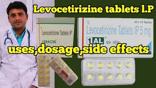 Levocetirizine tablets usesdosage side effect in hindiasmedico [upl. by Eneroc]