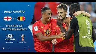 Adnan JANUZAJ goal vs England  2018 FIFA World Cup  Hyundai Goal of the Tournament Nominee [upl. by Eiuqram]