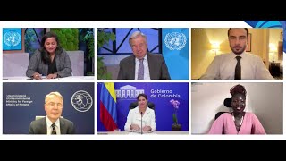 Yahya Qanies Speech at the HighLevel Global Conference for YouthInclusive Peace Processes [upl. by Kerianne]