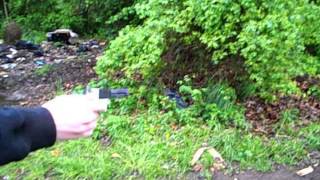 Shooting derringer 22 Flobert 6mm gun [upl. by Yecniuq]