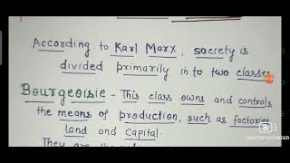 Karl Marx s Views on CLASS sociology [upl. by Portwin]