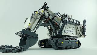 Costruzione LEGO TECHNIC 42100 Liebherr R 9800 [upl. by Ymmaj]