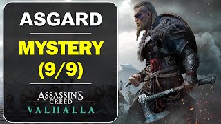 Asgard All Mysteries  Assassins Creed Valhalla Asgard World Events [upl. by Lancaster669]